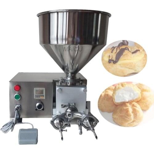 2021 New Jam Filler Puff Filling Machine Cream Inject Bread FIller Machine