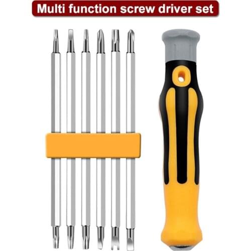 New Multi-function Household Screwdriver Set Screwdriver Special-shaped Phillips Double Head Torx Screwdriver Repair Kit