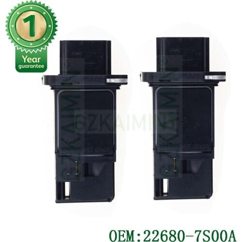 2xOriginal standard qly AIR FLOW METER 22680-7S000 226807S000 For nissan X-Trail Tiida Qashqai NavaraNote 22680-7S00A 226807S00A