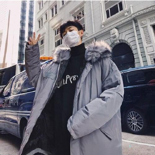 Autumn and winter mens cotton padded jacket 2021 new trend leisure loose cotton padded jacket mens and womens winter clothes