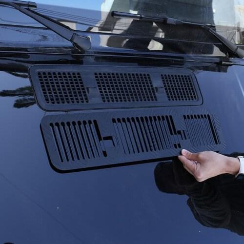 For Mercedes Benz G Class W463 G350 G500 G63 19-20 Aluminum alloy Front Engine Hood Vent Cover decoration panel car Accessories