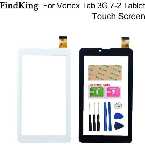 7'' Tablet Touch Screen For VERTEX Tab 3G 7-2 Touch Screen Capacitive Panel Repair Repair Parts Sensor Tools Adhesive