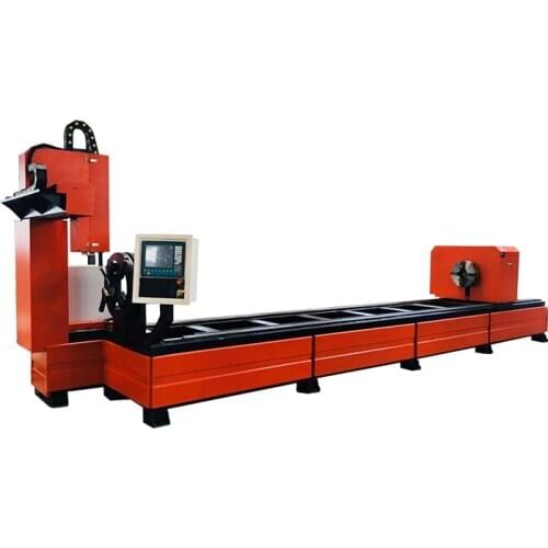 Carbon steel mild steel cutter 200*3000mm professional metal tube plasma cutting machine