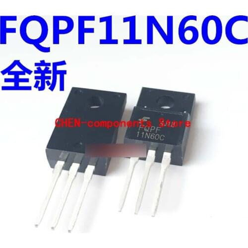 10pcs New FQPF11N60C 11N60C field effect tube transistor TO220