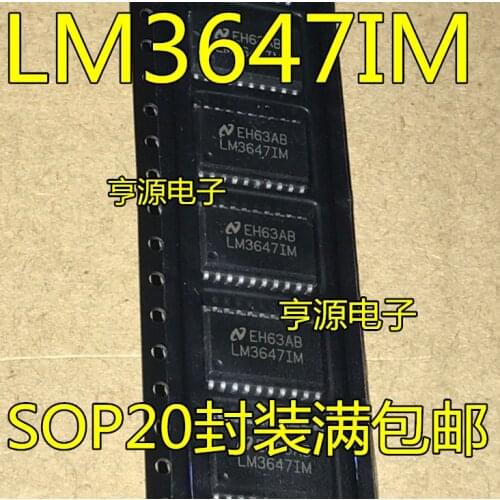 100% New&original LM3647IM LM3647IMX SOP-20 LM3647 LM36471M
