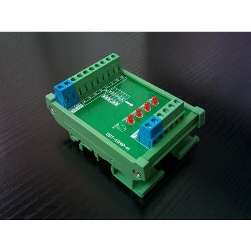4 Way High Speed Pulse Signals 2MHZ Voltage Level Conversion MCU PLC 3.3V 5V 12V 24V