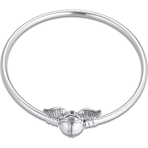 CKK Bracelet Sterling 925 Silver Jewelry Moments Snitch Clasp Bangle for Women Pulseira Masculina Feminina