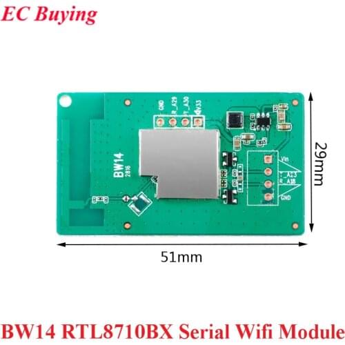 BW14 RTL8710BX Serial Wifi Wireless Transparent Transmission Module 5V-12V UART Integrated Board