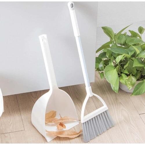 Kids Mini Broom Dustpan Set Toddlers Pretending Play Toy Household Cleaning Tool