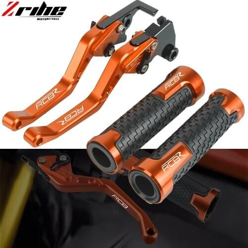 For RC8 RC8R RC 8R 8 R 2009 -2013 2014 2015 2016 CNC Motorcycle Accessories Brake Clutch Levers Handlebar Hand Grips ends