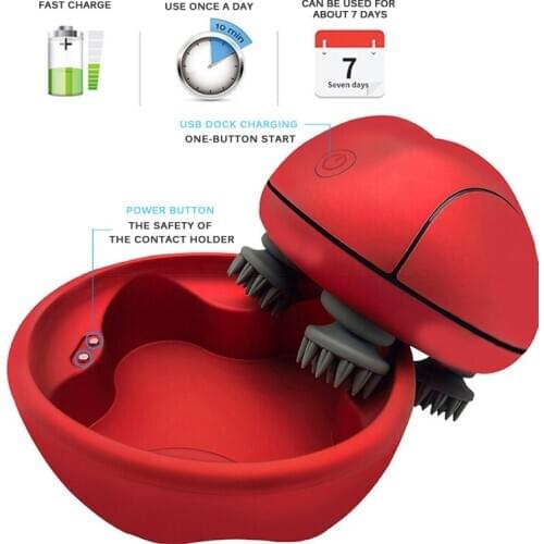 2020 New Household Electric Head Massager Wireless Multifunctional Kneading Vibration Waterproof Scalp Massager Health Care