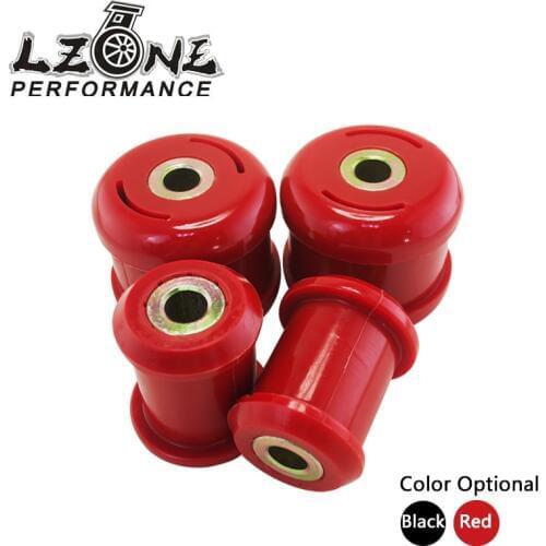 LZONE - Front Lower Control Arm Bushings FOR Honda Civic 01-05 FOR Acura RSX 02-06 Polyurethane BLACK,RED JR-CAB02