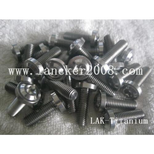 M5x5 8 10 12 14 1516 18 20 22 25 30 35 40 Titanium torx/hexalobular socket cap head with chamfer screw for Motor Gr5