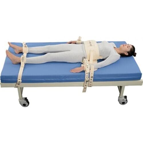 Lying Position 5-Points Magnetic Restraint Belt Sets With Hands, Feet And Waist Tied To Bed For Psychiatric Agitation Mania
