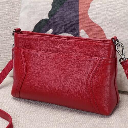 Fashion Women Genuine Leather Messenger Bags Ladies Shoulder Bag Female Small Crossbody bag for Women Handbag Purse Tote Wallet