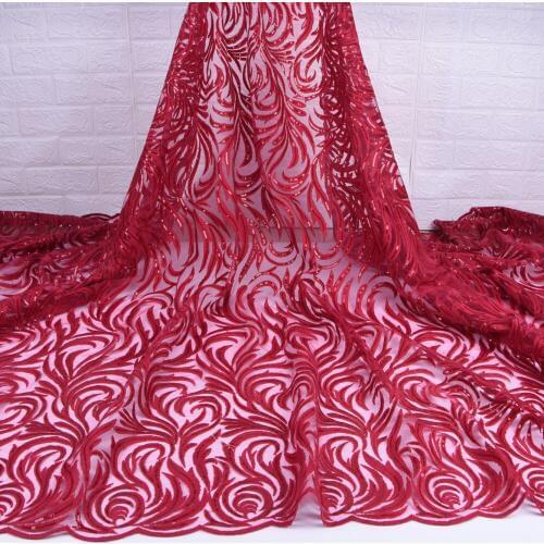 Milk Silk With Sequins French Tulle Lace Fabric Superb Soft African Nigerian Mesh Lace Fabric For Wedding Dress Material A1736