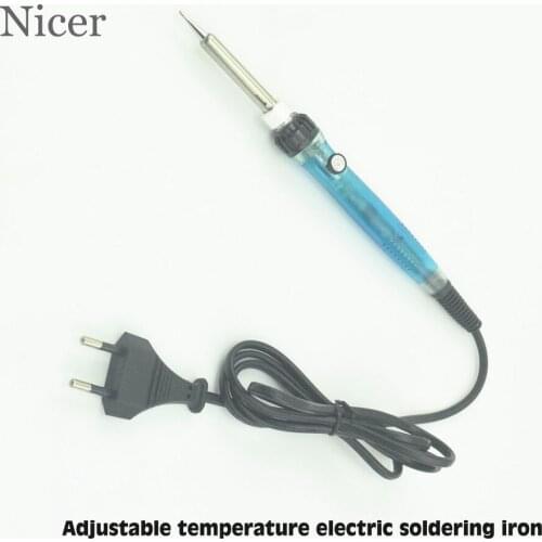 Soldering Iron Kit Set 60W Switch Welding Iron Temperature Adjustable Electric Tools Soldering Tips Rosin Electric Tools Welder