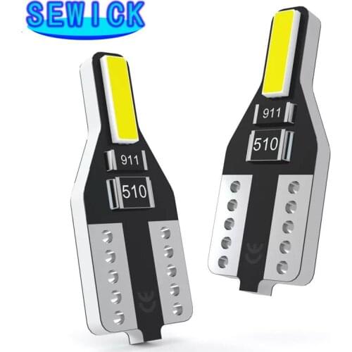 10pcs T10 W5W LED 168 194 7020 SMD Car Interior Bulb Map Light For Peugeot 307 206 308 407 207 4008 Mazda 3 6 CX-5 323 5 2 CX5