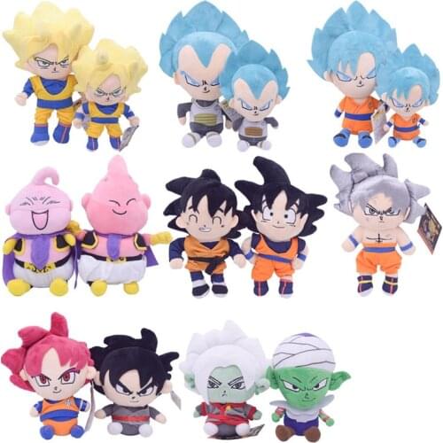 Dragon Ball Son Goku Majin Buu Piccolo Vegeta IV Plush doll decoration childrens birthday gift toy Ornaments