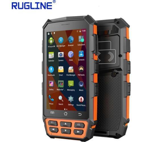 New Android 7.0 OS 5.0 inch Rugged Data Terminal with 1D 2D Barcode Scanner NFC Reader TCS1 Fingerprint QR Scanner 4G wifi GPS