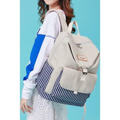 Korean Preppy style teen girls Laptop backpack Large Capacity schoolbag Anti-theft Travel bag women Daily rucksack mochila