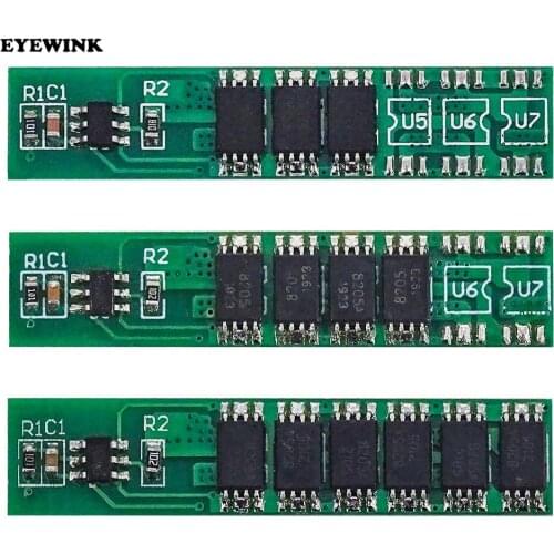 1S 15A 3.7V Li-ion 3MOS 4MOS 6MOS BMS PCM Battery Protection Board PCM for 18650 Lithium Lion Battery