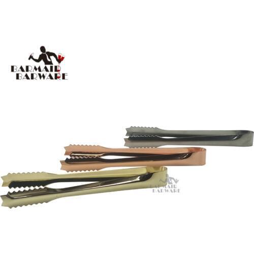 17.8cm Ice tong Bbq Stainless Steel Barbecue BBQ Clip Bread Food Ice Clamp Ice Tongs Bar Kitchen Accessories