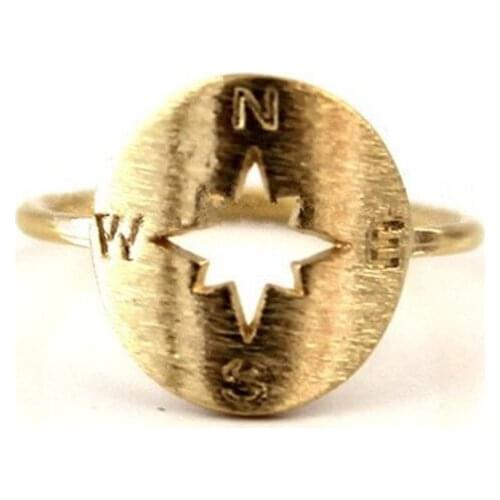 30PCS/lot Fashion latest fashion Silver plated rings compass rings for women