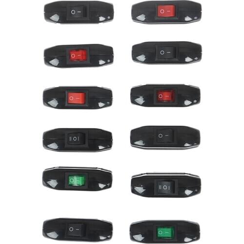 306 High-power Dual-control Switch With Light, Table Lamp, Bedside Lamp, Rocker Switch Lighting Lamp Plastic Rocker Switch