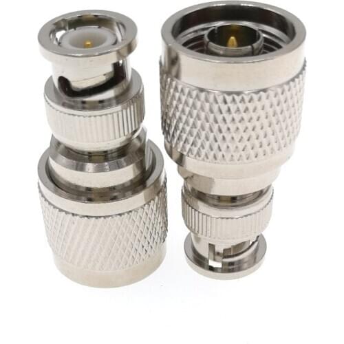 50pcs N Male Plug To BNC Male Plug Straight RF Connector Adapter