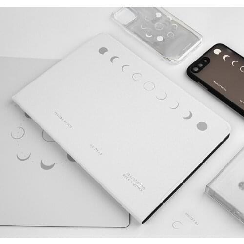 For Ipad Pro 11 12.9 Inch Simple Illustration Eclipse Gray Soft Shell Anti-fall Protective Cover