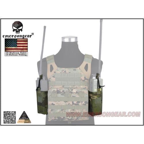EMERSON Molle JPC MBITR Radio Pouch Set Combat Tactical Radio Pouch EM8333