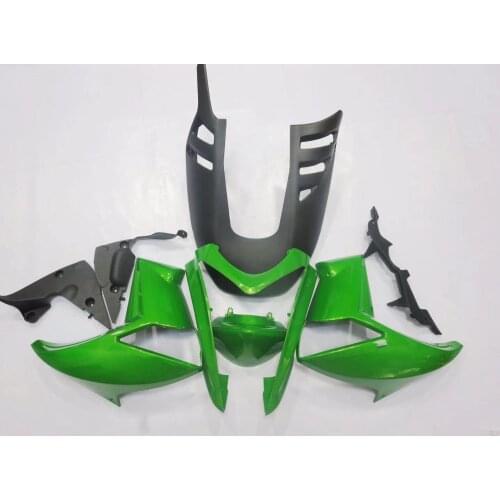 2021 WHSC Fairing Cowl Kit For KAWASAKI ER6N XJ6 KZ1000 Fairing Kit Green Black