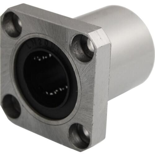 LMK25UU 25mm Inner Dia 4 Bolt Flange CNC Router Linear Motion Bearing