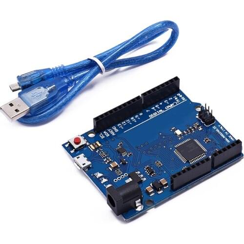Leonardo R3 Microcontroller Atmega32u4 Development Board With USB Cable Compatible for arduino DIY Starter Kit
