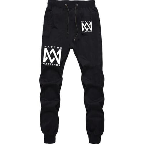 Mens New Fashion Sports Breathable pants Marcus & martinus Pants Jogger Fitness Long Trousers
