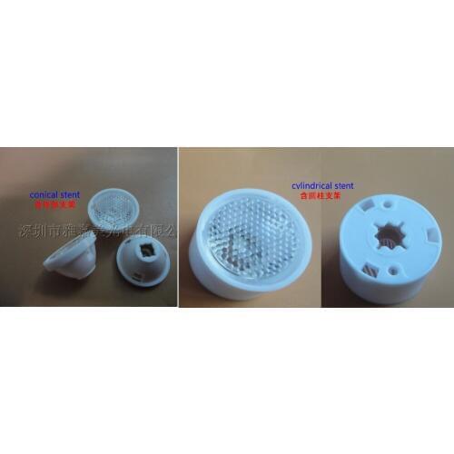 CREE LED lens Diameter 17mm Bead surface 15 30 45 60 70 degrees Lens ,XP-G2 XPG XPE Lens (with stand )