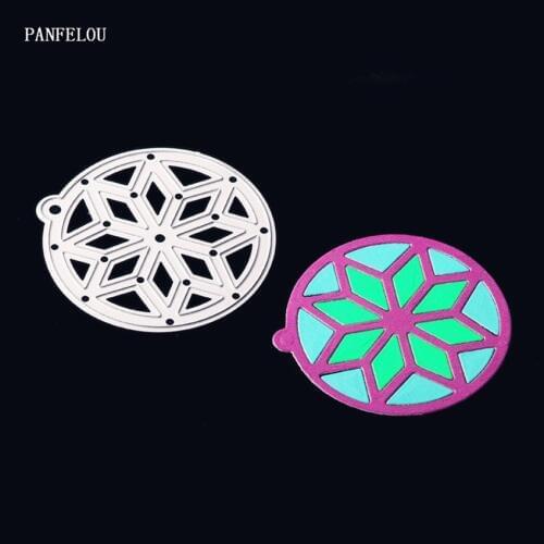 PANFELOU Metal craft Snow circle paper die cutting dies for Scrapbooking/DIY Easter wedding Halloween cards