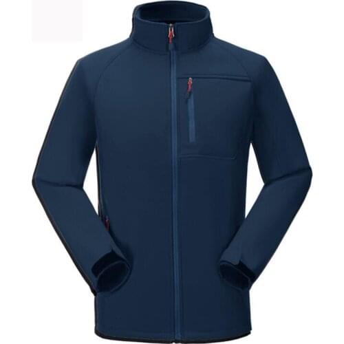 Plus Size Camping Softshell Jacket Windproof Waterproof Jacket Windbreaker Rain Coat Solid Trekking Hiking Jackets