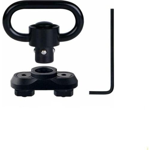Tactical M-LOK QD Swivel Mount Sling Attachment for MLOK Handguard Quick Detach Rail Accessory