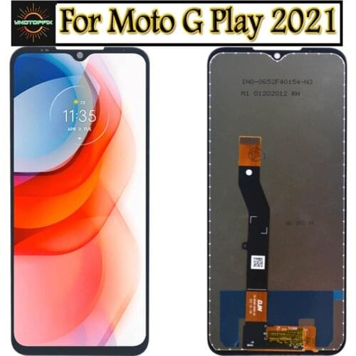 6.5"Original For Motorola Moto G Play (2021) LCD Display Touch screen Digitizer Assembly with For Moto G Play 2021 lcd Display