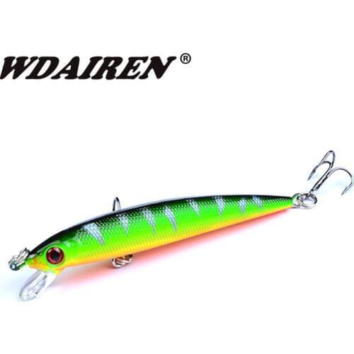 1Pcs 9cm 6g Minnow Fishing Lures Wobbler ABS Artificial Hard Baits For Bass Fishing Tackle With Crankbaits Hooks Pesca WD-066