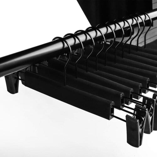 10Pcs/Lot Hangers For Clothes Stainless Steel Clip Stand Hanger Pants Skirt Kid Clothes Adjustable Pinch Grip Cabide 2021