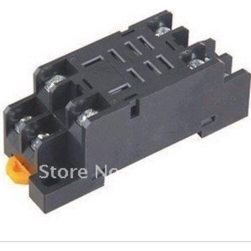 10pcs PTF08A PTF-08A Mini Relay Socket Base For LY2NJ JQX-13F