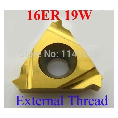 16ER 19W ,Extemal Tungsten Carbide Threading Lathe Inserts for Threaded Lathe Holder,thread turning tool holders