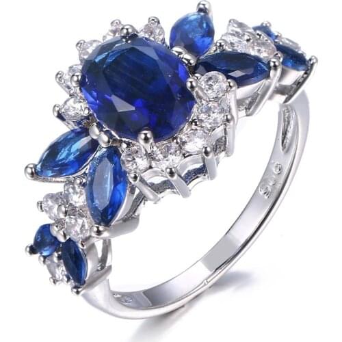 Bettyue Charming Design Flower-shape For Female Fashion Jewelry Cubic Zircon Distinctive Ring In Party Shiny Decoration Gift