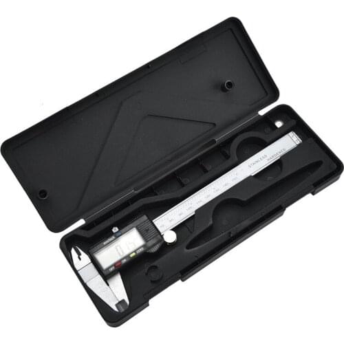 Digital Vernier Caliper 6 Inch 150mm Stainless Steel Electronic Caliper Micrometer Depth Accurate Measuring Tools