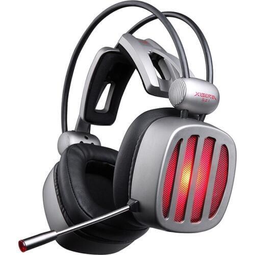 E-sports Pro Gaming Headphone Computer Headset Noise Cancelling Mic 7.1 Surround Sound RGB Breathing Lights for PC USB interface