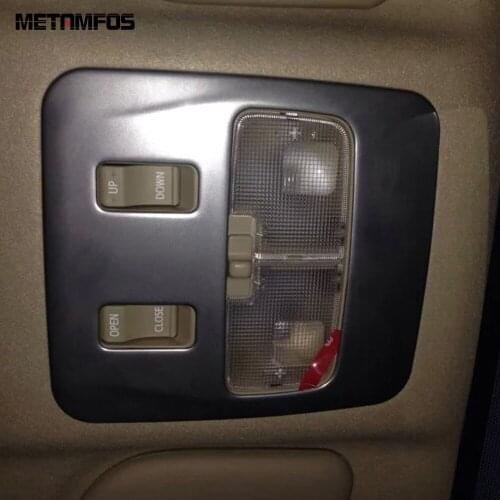 For Toyota Vios Yaris Sedan 2013 2014 2015 Matte Reading Light Cover Trim Roof Lamp Decoration Frame Accessories Car Styling