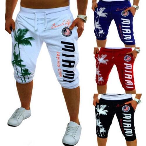 Fashion mens casual pants personalized printing pants